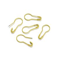 ราคา 20ชิ้นสีลูกอม Calabash เข็มกลัดเข็มกลัด No Snag Fastener Pear Pin สลักงานฝีมือ Tudung Magik Pin มายากล (20090438689)