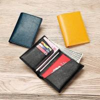 ราคา EZ Passport Wallet Leather Passport Cover กระเป๋าใส่พาสปอร์ต ปกพาสปอร์ต Travel Passport Wallet Holder Cover ท่องเที่ยว พาสปอร์ต หนังสือเดินทาง กระเป๋าตังค์ ที่ใส่ของ ปก (800924659)