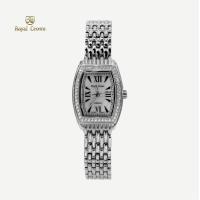 ราคา Royal Crown รุ่น 6304 นาฬิกาข้อมือผู้หญิงเล็กๆกันน้ำ ล้อมเพชร แบรนด์เนมแท้ Vayo Jewelry (21187074562)