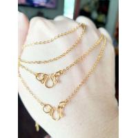 ราคา สร้อยโซ่อิตาลีขายขาดทุน คอ16 18 ชุบทองคำ18kแท้ๆ ดูVDO (15402180842)