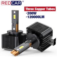 ราคา หลอดไฟหน้ารถ D3S LED เทอร์โบ D4R สำหรับรถยนต์ไฟหน้ารถ120000LM D1S D2S D2R D3R D8S D5S สำหรับรถยนต์ไฟหน้ารถยนต์พร้อมทองแดง6500K สีขาว (21171234380)