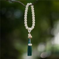 ราคา สร้อยข้อมือรากโพธิ์หยกขาวไล่ระดับด้วยมือสร้อยข้อมือแหวนวิ่งพู่ดอกบัว Wenwan ลูกประคำผู้ชายเล่นเด็กโพธิ์ (20036781380)