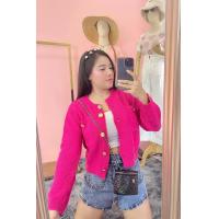 ราคา คาร์ดิแกน กระดุมทอง สไตล์เกาหลี ไหมพรมเกรดพรีเมียม เสื้อคลุม สเวตเตอร์ เสื้อไหมพรม เสื้อแขนยาวไหมพรม (11293379629)