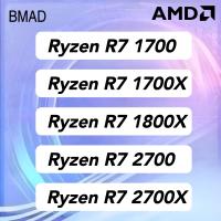 ราคา โปรเซสเซอร์ AMD Ryzen 7ซีรีส์R7 Ryzen 1700 1800X 1700X 2700 2700X CPU สำหรับคอมพิวเตอร์เดสก์ท็อปประสิทธิภาพสูงและการใช้งานที่หลากหลายเล่นเกมการตัดต่อและผลิตภาพด้วยมัลติคอร์และมัลติเธรด (20793164599)
