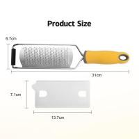 ราคา เครื่องขูดชีส ที่ขูดผิวมะนาว ที่ขูดชีส 304 สแตนเลส เครื่องขูดตะแกรงง่ายส้มส้มถั่วช็อกโกแลตเครื่องขูด ที่ขูดผิวมะนาว ที่ขูดชีส สแตนเลส ด้ามพลาสติก ที่ขูดชีส ที่ขูดผิวเลมอน ที่ขูดผิวมะนาว ที่ขูดผิวส้ม อ