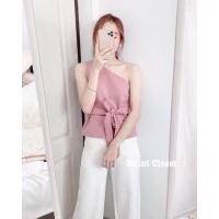 ราคา เสื้อปาดไหล่ผูกโบว์ (20791041481)