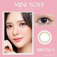ราคา คอนแทคเลนส์ รุ่น Mini Soft Gray Brown ยี่ห้อ Kitty kawaii ค่าสายตาปกติ 1000 (9785768618)