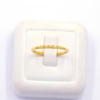 ราคา Happy Jewelry แหวนสไตร์มินิมอล เพชร 5 เม็ด ทองแท้ 9k 37 5 เพชรเกสร ME751 (16970854519)