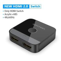 ราคา Vention สวิตช์ HDMI Er 8K Bi Direction 2 1 1x สวิตช์ HDMI อะแดปเตอร์2 2X1ตัวแปลง2 In 1สำหรับตัวแยกช่องทีวี HDMI PS4 5 Xiaomi (21284717016)