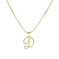 ราคา สร้อยคอตัวอักษรทองคำ17กม 18K สำหรับผู้หญิงเครื่องประดับโชคเกอร์ลดอาการแพ้ในเพชรสังเคราะห์ (20682550649)