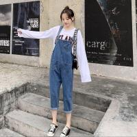 ราคา keakai พร้อมส่ง เอี๊ยมยีนส์ เอี๊ยมขายาว สายปรับได้ ทรงบอย ทรงหมี แฟชั่นผู้หญิง (20998480849)