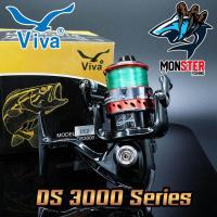 ราคา รอกสปินนิ่ง VIVA DISCOVERY DS3000 BLACK BLUE RED GOLD (1072590234)