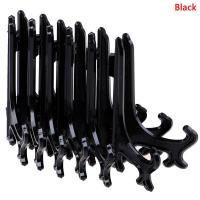 ราคา Maoyuanxing 12ชิ้นที่เก็บแผ่นขาตั้งกรอบรูปชั้นวางภาพศิลปะพลาสติกพับได้ (19641772573)