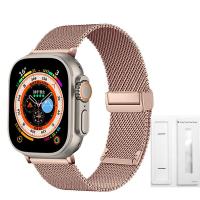 ราคา ลูปแม่เหล็กแบบมิลานสำหรับสายสายคาด Apple Watch สร้อยข้อมือเหล็กสแตนเลส87653แบบพิเศษสำหรับ I Watch 38Mm 40Mm 42Mm 44Mm 41Mm 45Mm 49Mm (18571908022)