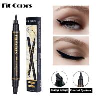 ราคา Big Seal Stamp Liquid Eyeliner Pen Waterproof Black Eye Liner Pencil Double headed Eyeliner (17491905644)