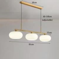 ราคา ลูกพลับโคมระย้าสไตล์ญี่ปุ่นสร้างสรรค์แสงหรูหราบ้านบาร์โคมไฟเคาน์เตอร์ครีมลมบ้านโต๊ะรับประทานอาหารโคมไฟ (21090883953)