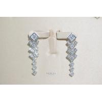 ราคา Neriza Jewelry ต่างหูระย้าออกงานเพชรสังเคราะห์ ประกายเทียบเท่าเพชรแท้ NE032 (16855211489)