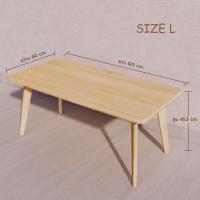 ราคา โต๊ะกาแฟ โต๊ะไม้ โต๊ะรับแขก โต๊ะกลาง ไม้ยางพาราแท้ แบรนด์ DiO Wood (14853009862)