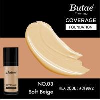 ราคา BUTAE Coverage Foundation รองพื้น โคเวอร์เรจ ฟาวน์เดชั่น เนื้อแมท 30 ml (10474221015)