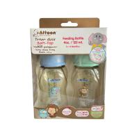 ราคา Attoon แอทตูนขวดนมTritan Gold Soft Top4ออนซ์8ออนซ์แพ็คคู่ (17846263655)