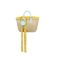 ราคา MOOF49 QM SEAGRASS BUSKET กระเป๋าสานหวาย แฮนด์เมด 2 ไซส์ สี Red Yellow Black (7641385004)