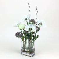 ราคา แจกันดอกไม้ประดิษฐ์ ดอกไม้ปลอมพร้อมแจกัน แจกันดอกไม้ตกแต่งบ้าน (17822575269)