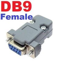 ราคา DB9 Connector ตัวเมีย female double row 9 pin soldering type RS232 serial port DB9 Serial Port Micro D Connector (17433196185)