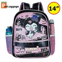 ราคา ProLuggage กระเป๋านักเรียน กระเป๋าเป้ล้อลากเด็ก กระเป๋าเป้สะพายหลัง กระเป๋าเด็ก 16 นิ้ว 14 นิ้ว 12 นิ้ว คุโรมิ Kuromi MyMelody มายเมโลดี้ รุ่น KRM63 (19598311417)