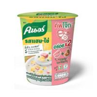 ราคา คนอร์ คัพ โจ๊ก ถ้วย รสหมู หมูผสมสาหร่าย ไก่ ปลา กุ้ง ปูอัด แฮม 32 กรัม (19832966695)