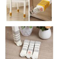ราคา EZ Cat Paw Chair Table Leg Socks ถุงเท้ารองขาเก้าอี้ลายอุ้งเท้าแมว ที่ครอบ นิตติ้ง เฟอร์นิเจอร์ เท้า พื้น ที่ป้องกัน คอนโด Non Slip Floor Feet Protectors Knitted Furniture Condo (624582269)