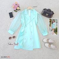 ราคา มินิเดรส ใส่ไปงานแต่งงาน สีเขียวมิ้น สีชมพู ใส่ทำงาน ลุคเกาหลีมากค่ะ ทักก่อนโอนค่ะ ของหมดไวจ้า (18978121547)