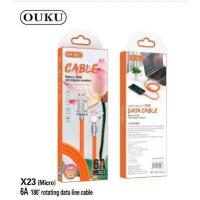 ราคา OUKU X23 สายชาร์จ แบบ6A หัวหมุนได้180องศา USB สายชาจ Type c Micro iOS ชาร์จเร็ว (21053975677)