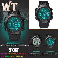 ราคา WTเด็กนาฬิกาสำหรับCasio Luminousปฏิทินกันน้ำนาฬิกานักเรียนชายและหญิงLedอิเล็กทรอนิกส์นาฬิกาข้อมือเด็ก (5721254550)