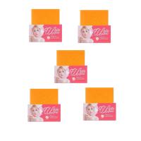 ราคา สบู่ไวท์ออร่า แพคเกตใหม่ White Aura Miracle Carrot Soap 160 g 1 ก้อน (16189716248)