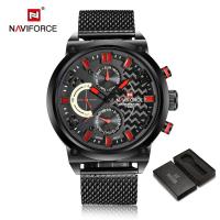 ราคา Naviforce อย่างเป็นทางการ 9068 ผู้ชายแบรนด์หรูนาฬิกาควอทซ์อะนาล็อกชาย 3ATM กันน้ำแฟชั่นสบายๆกีฬานาฬิกาหนังวงผู้ชายนาฬิกาข้อมือ (12953886746)