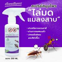 ราคา ไล่มด แมลงสาบ SAMUNPINE สเปรย์สมุนไพรไล่มด แมลงสาบ ขนาด 250 มล Anti Ant and Cockroach Herbal Spray 250 ml มด แมลงสาบหายทันทีหลังใช้ (2022710123)