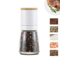ราคา Salt and Pepper Grinder Glass With Sealing Lids Adjustable Coarseness Ceramic Pepper Grinder Pepper Sea Salt Mill Grinder for Kitchen (19662658837)