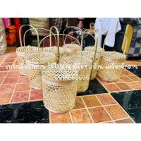 ราคา ชะลอมปิ่นโตไม้ไผ่สาน ชะลอมสังฆทาน ฝีมือชาวบ้าน Bamboo เก็บเงินปลายทาง ไม้ไผ่ สังฆทาน กล่องใส่ของ หน้า 7 นิ้วถึง 8 นิ้ว (12035658308)