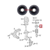 ราคา แท้ศูนย์ เบ้าโช๊คหน้า มาสด้า CX 3 Mazda CX 3 2015 2019 เบ้าโช๊คหน้า ลูกปืนเบ้าโช๊คหน้า ยางกันฝุ่น ยางกันกระแทก ยางรองสปริง (11537994195)
