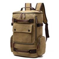 ราคา กระเป๋าเป้สะพายหลัง กระเป๋าเป้แฟชั่น กระเป๋าเป้ผู้ชาย กระเป๋าเป้ Notebook ใส่ได้ถึง15 6 นิ้ว กระเป๋าเป้ เเนววินเทจ ผ้าCanvas (4700794924)