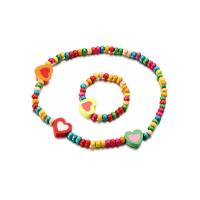 ราคา 2ชิ้น เซ็ตโบฮีเมียนไม้ขนาดเล็กลูกปัดสร้อยคอแบบโชคเกอร์กำไลข้อมือแฟชั่นสำหรับผู้หญิงลูกปัดสั้นหลากสีสร้อยข้อมือสร้อยคอโช๊คเกอร์ (18657658848)