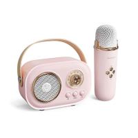 ราคา รับประกัน 1 ปี ลำโพงบลูทูธ ลำโพงบลูทูธช่วยสอน Blutooth Karaoke Speake ไมโครโฟนคู่ ลำโพงร้องคาราโอเกะ (19945214425)