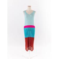 ราคา flynow เดรสสายเดี่ยวไหมพรมคอวี ป้ายแบรนด์ระบุไซส์ EUR 36 Preloved (20670681122)