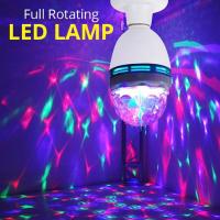 ราคา หลอดไฟ ดิสโก้เทค ไฟเทค ไฟเธค ไฟดิสโก้ ไฟปาร์ตี้ ไฟตื๊ด LED full color rotating lamp ขั้วE27 จัดปาร์ได้เองที่บ้าน (18497722874)