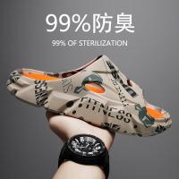 ราคา รองเท้าแตะชายหาดกันน้ำกันลื่นรองเท้าแตะใส่เดินในบ้านวัยรุ่นหย่อนใจแฟชั่นคู่รักฤดูร้อนรองเท้าบุรุษกันน้ำ (21207030340)