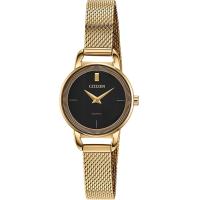 ราคา Citizen Quartz Womens Watch Stainless Steel Classic Gold Tone (18186515145)