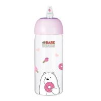 ราคา MINISO ขวดน้ำ ขวดแก้วทรงสูง We Bare Bears Collection 5 0 420mL (21268179135)