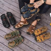 ราคา พร้อมส่งมอบ รองเท้าผู้ชาย รองเท้าเดินป่า การออกแบบแกะสลักกลวง แฟชั่น กลางแจ้งตาข่าย ไซส์ 39 44 (20107968519)