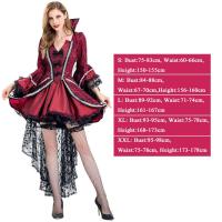 ราคา ชุดคอสเพลย์แม่มดสำหรับผู้หญิงเครื่องแต่งกายเป็นแวมไพร์สีดำชุดชุดกระโปรงยาวตอนเย็นราชินีชุดชุดเดรสทักซิโด้ลูกไม้ (20171026361)