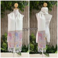 ราคา ผ้าคลุมไหล่ ผ้าพันคอ ลายช้างไทย ลายไทย ผืนใหญ่ คลุมกันหนาว กันลม กันแดด ชื้อฝากญาติผู้ใหญ่ ของแจก รับไหว้ได้ (19905717750)